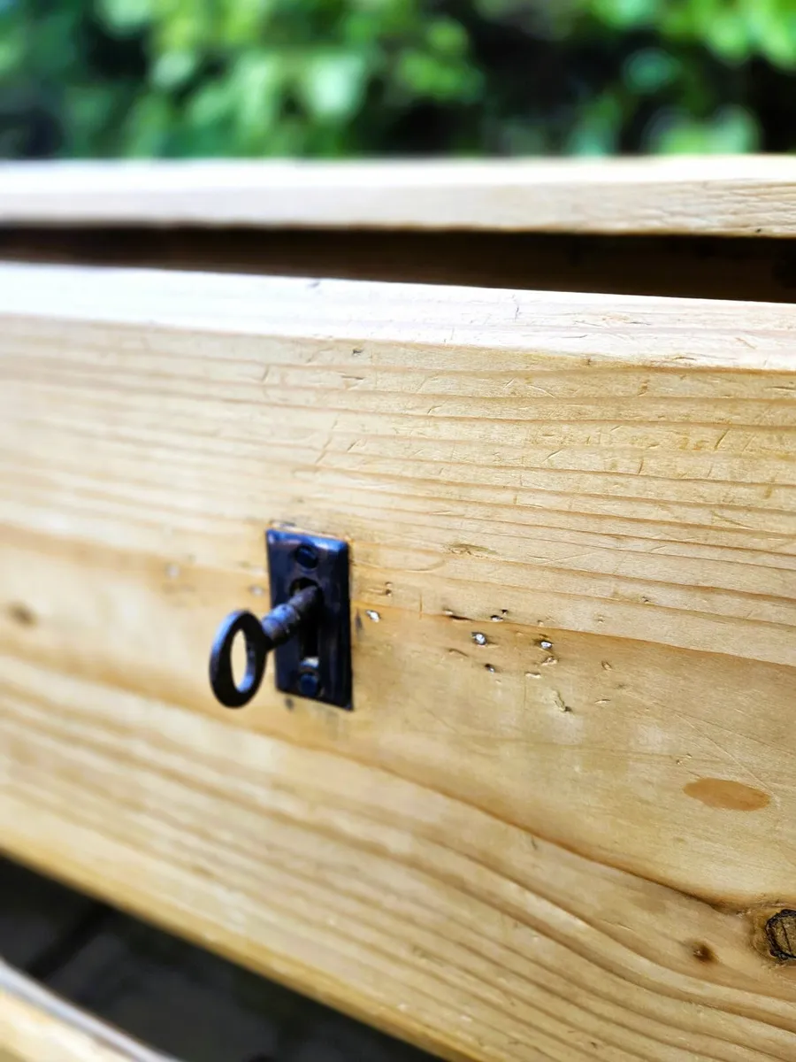 Victorian Pine Chest -Circa 1890 - Image 4