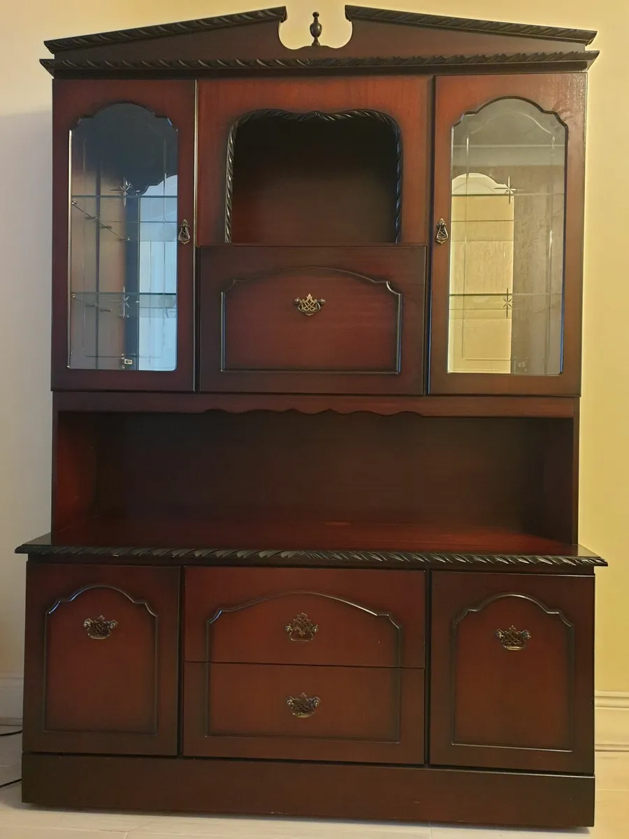 Mahogany display cabinet