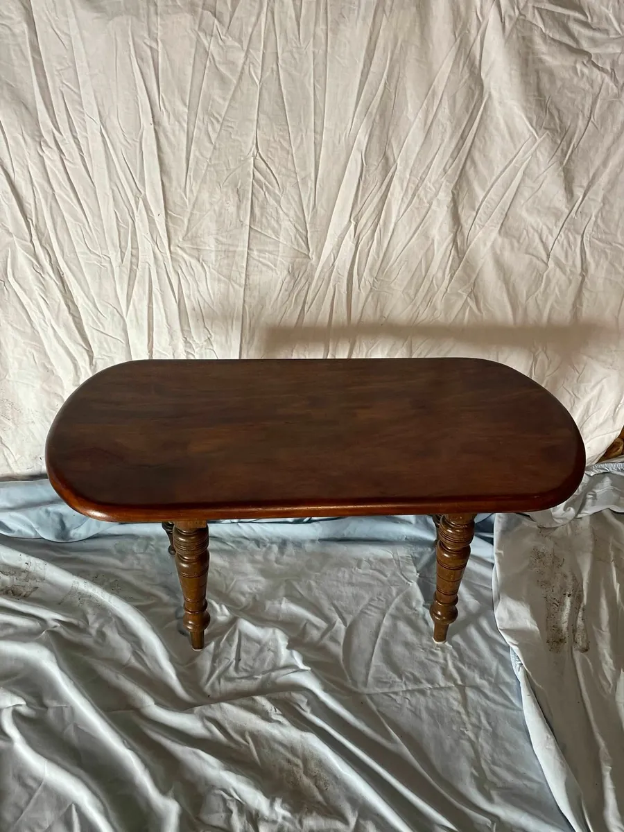 Victorian Mahogany Fold-Up Coffee Table - Image 1