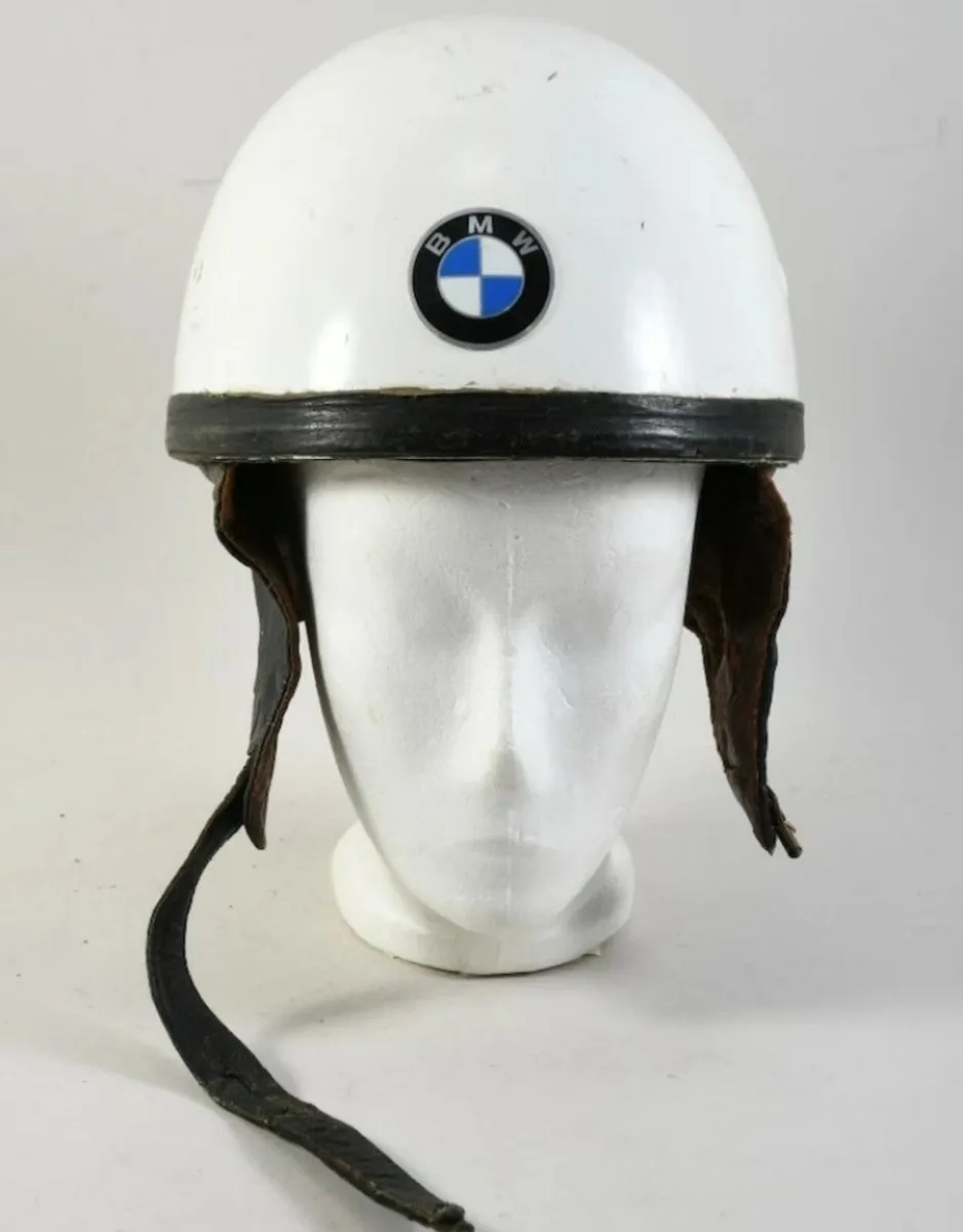 1950s BMW motorcycle helmet Romerheim - Image 1
