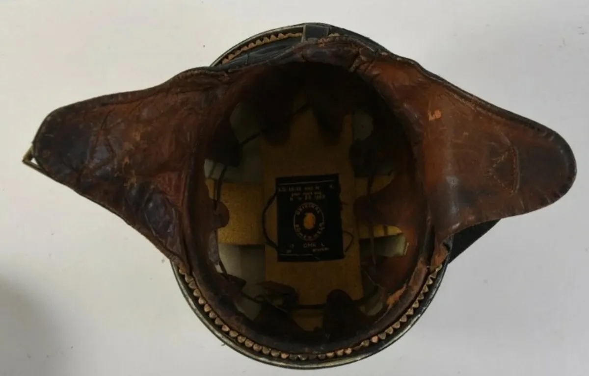 1950s BMW motorcycle helmet Romerheim - Image 4