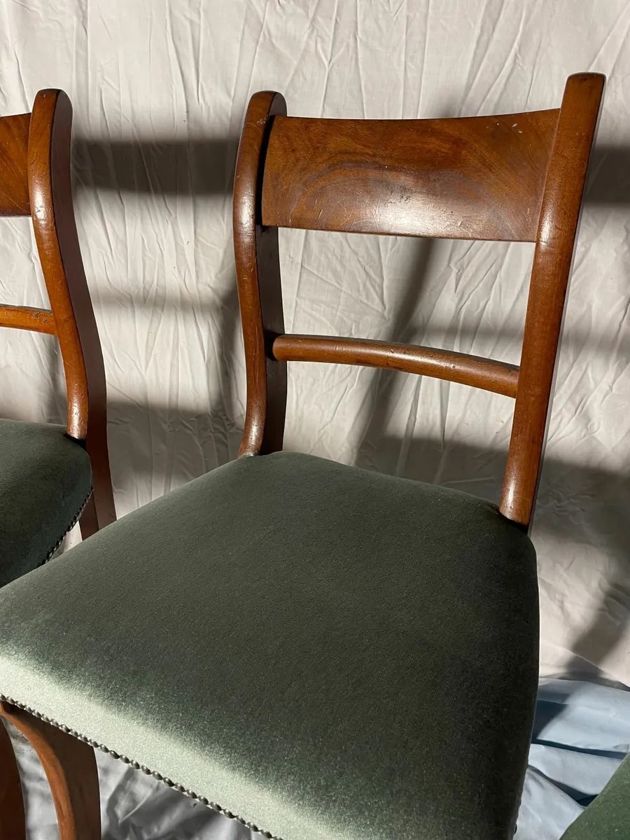 Set of Four Antique Dining Room Chairs - Image 2