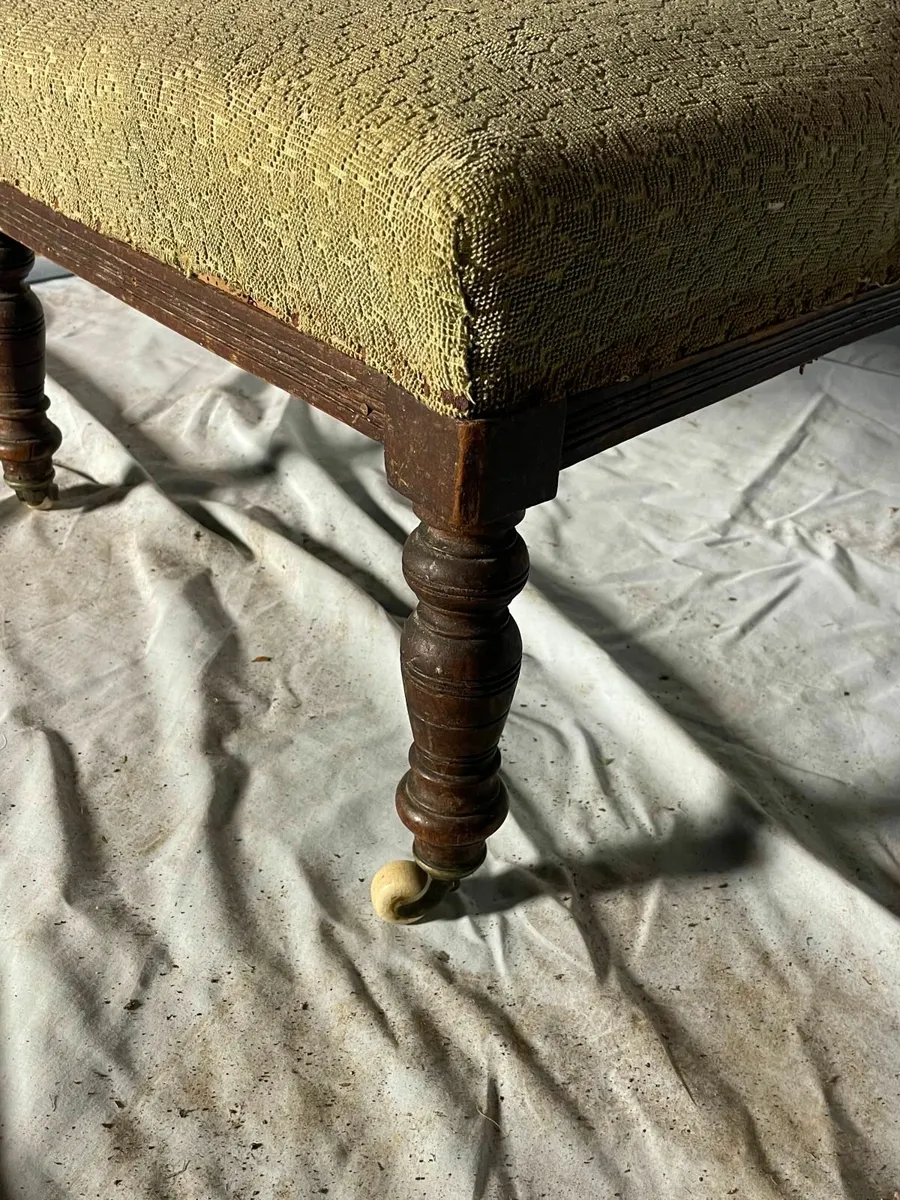 Antique Women's Dressing Room Chair - Image 2