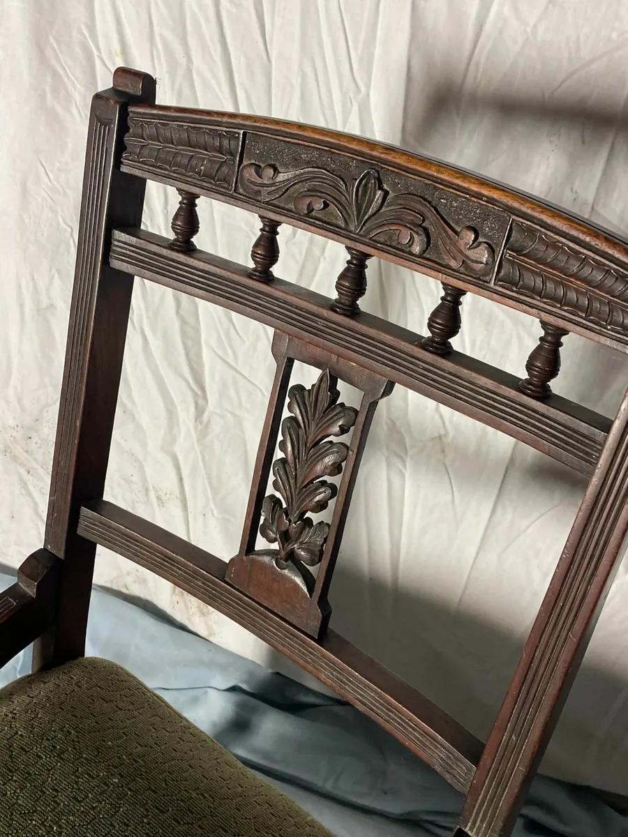 Antique Women's Dressing Room Chair - Image 3