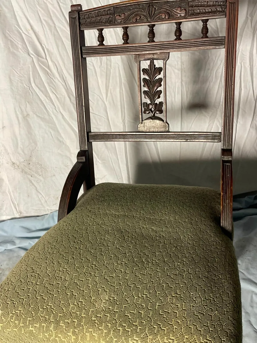 Antique Women's Dressing Room Chair - Image 4