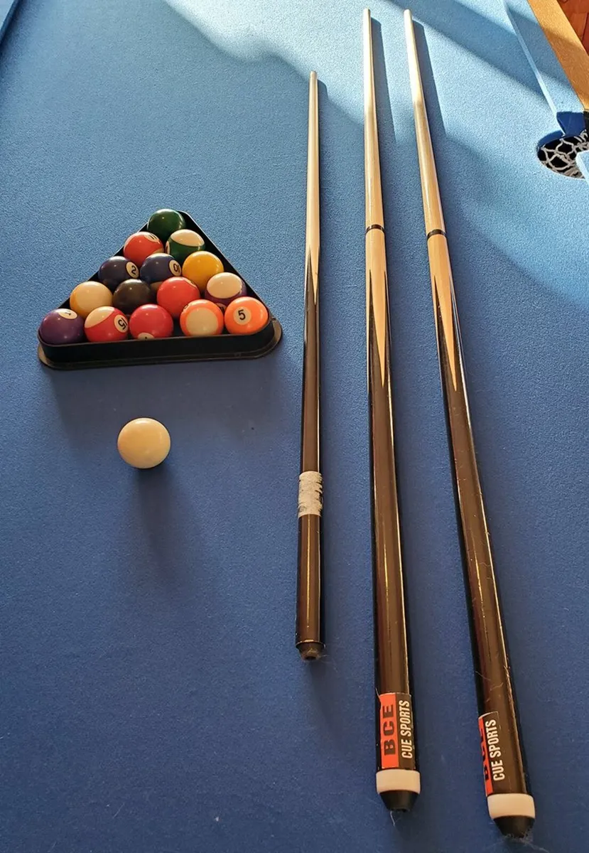 6ft Pool Table with Table Tennis Top - Image 3