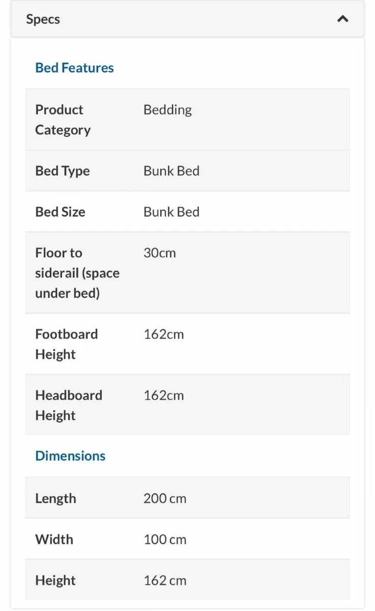 Bunk Beds from Harvey Norman - Image 2