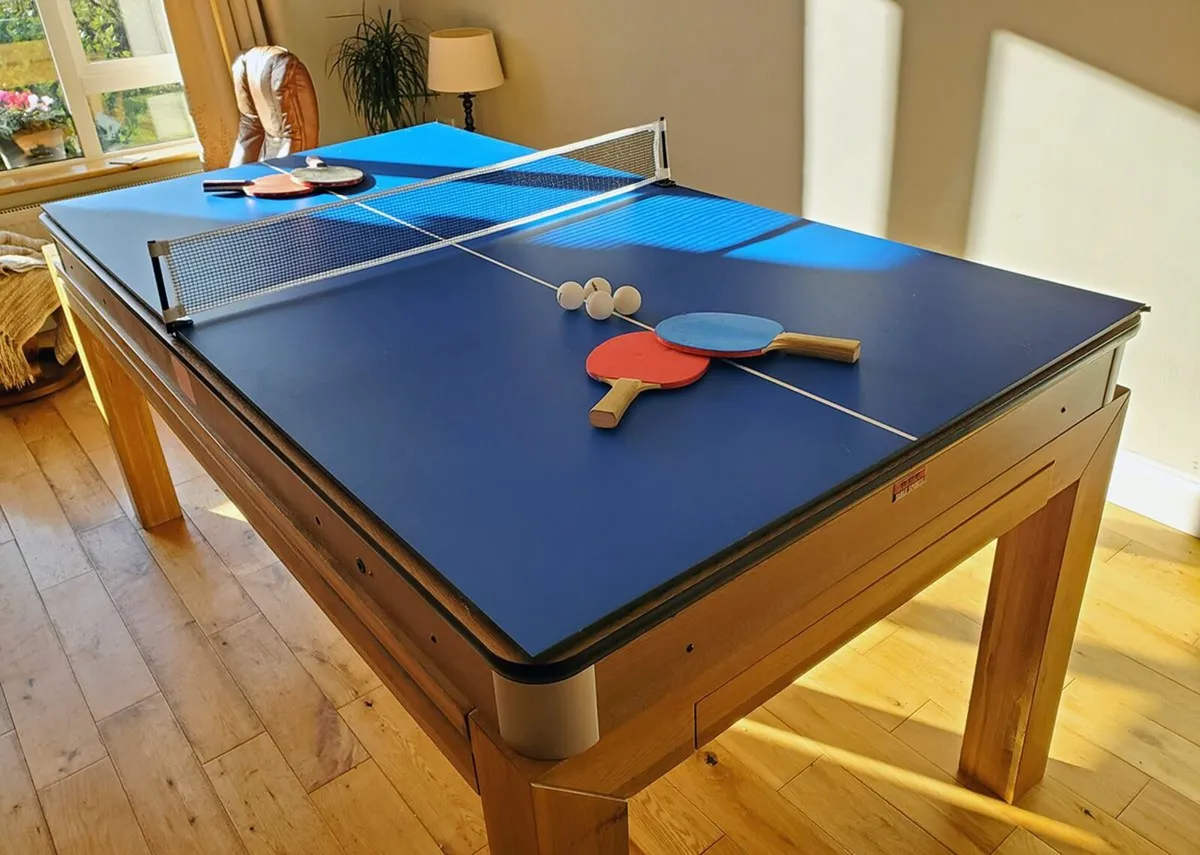 6ft Pool Table with Table Tennis Top - Image 2