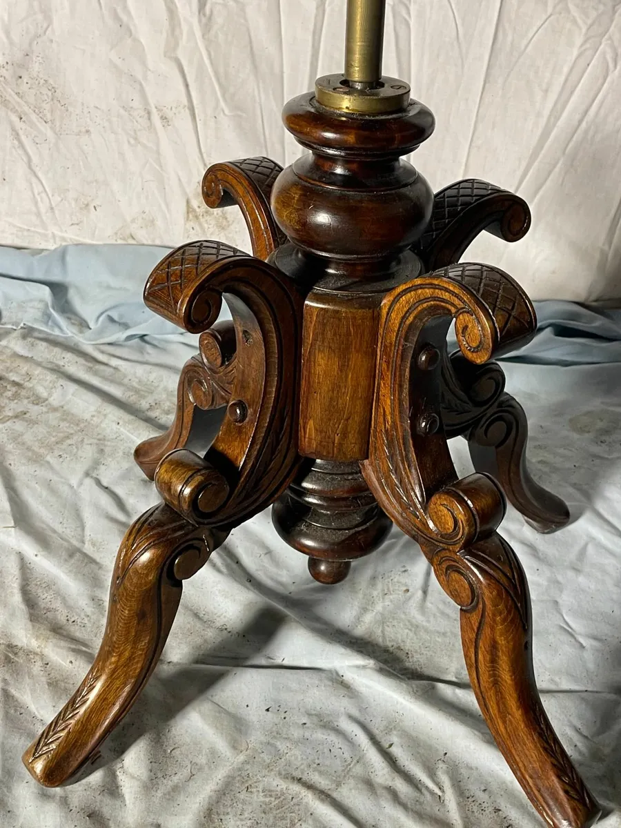 Victorian Walnut Adjustable Piano Chair - Image 3