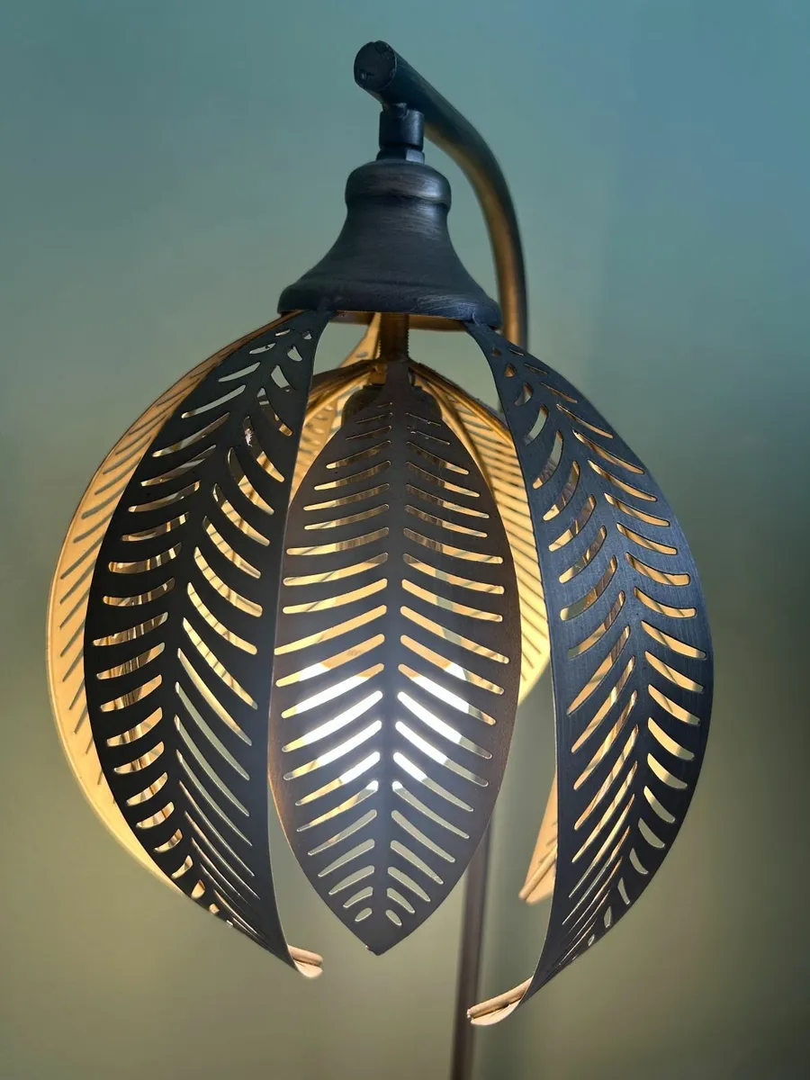 Gold Leaf Lamp - Image 3