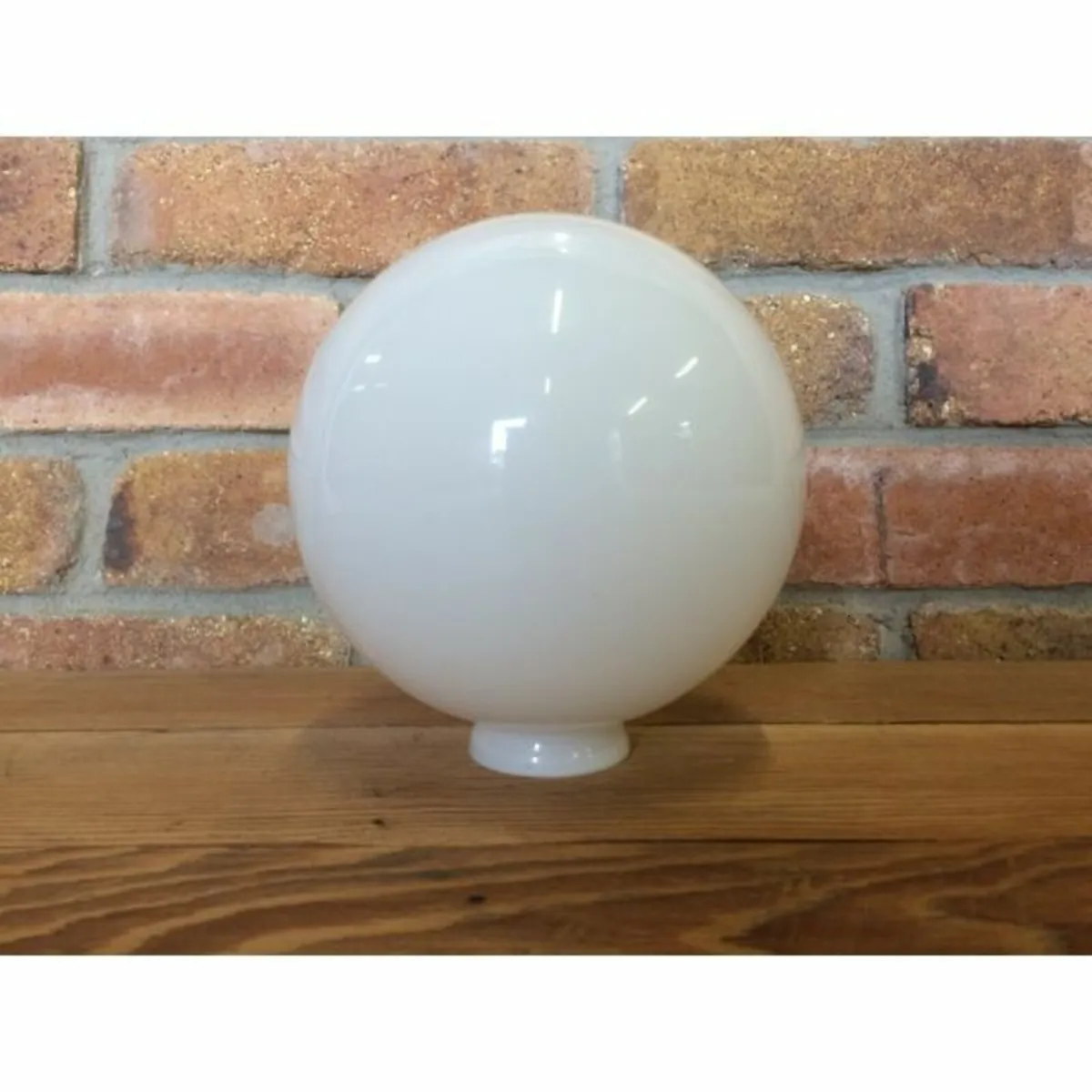 Globe Shaped Light Shade – Opal White