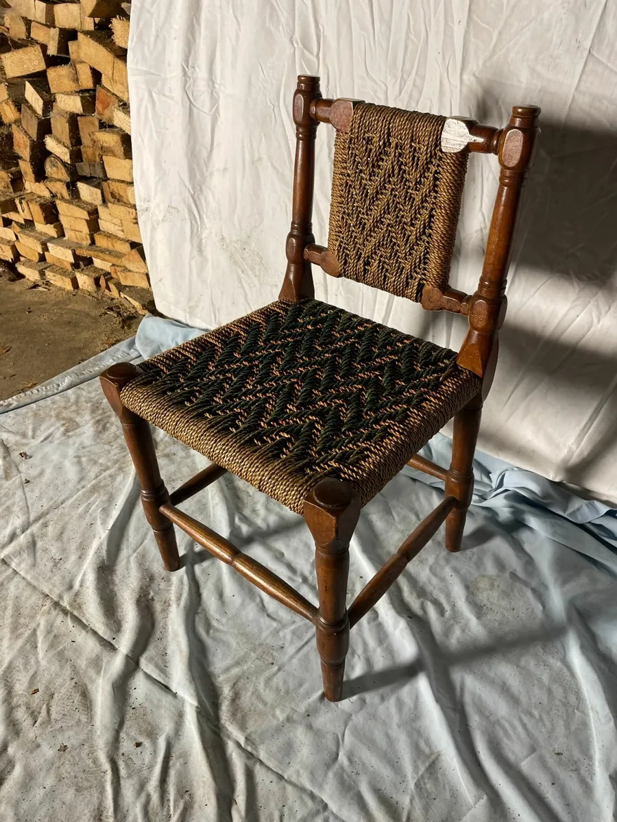 Vintage Child's Wicker Chair - Image 2