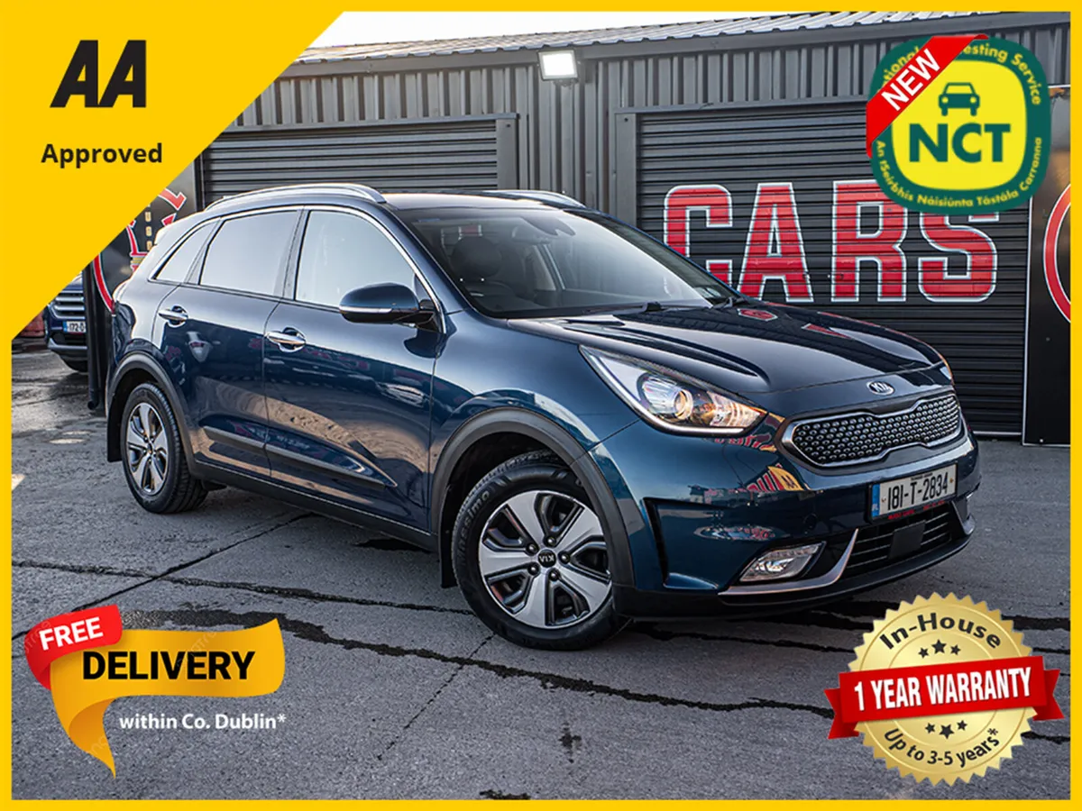 2018 Kia Niro 1.6 Hybrid/FSH/New NCT/1yr warranty - Image 1
