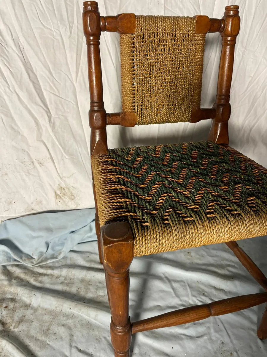 Vintage Child's Wicker Chair - Image 3