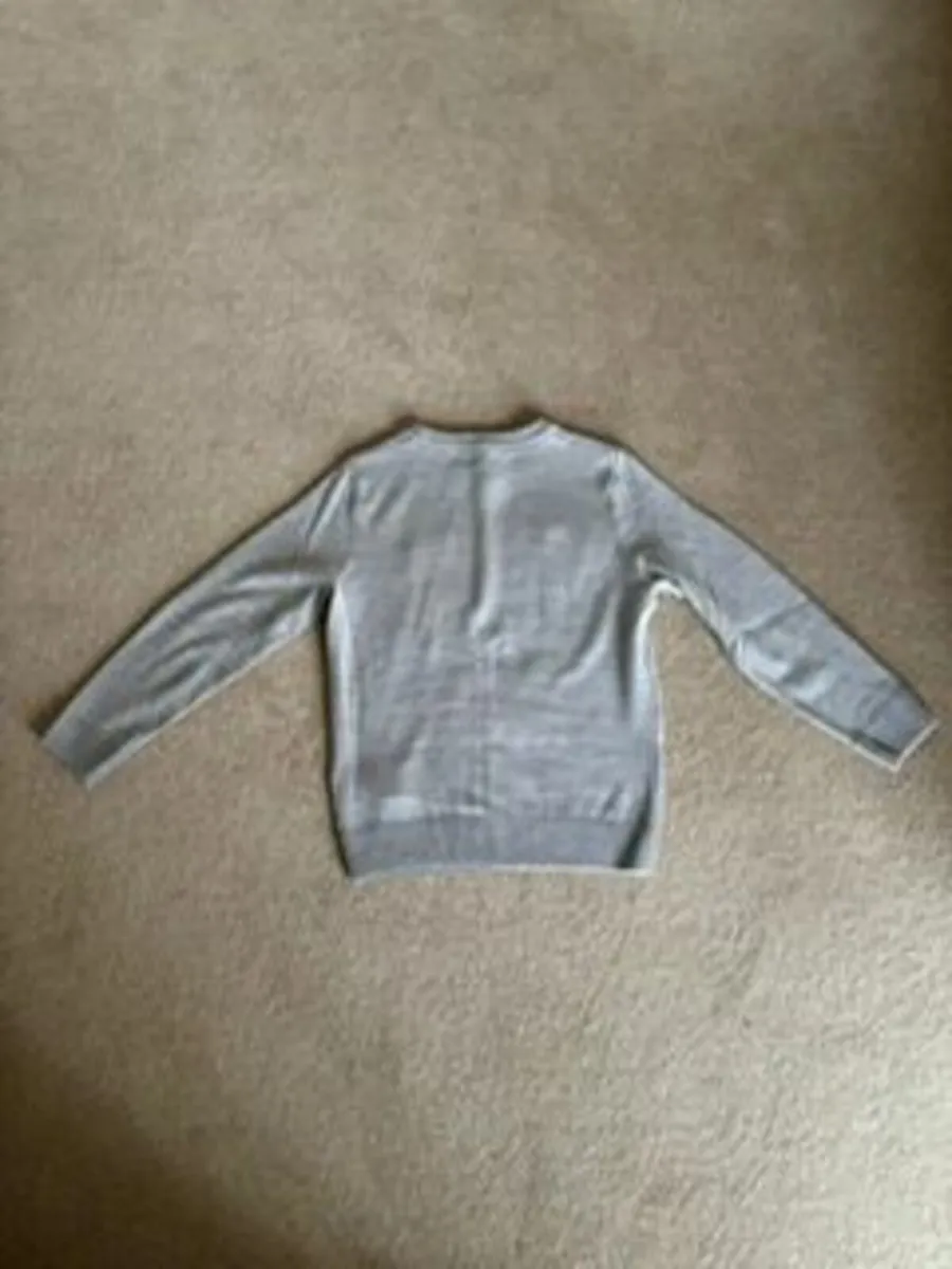 Boys Christmas Jumper age 7-8 - Grey colour - Image 2