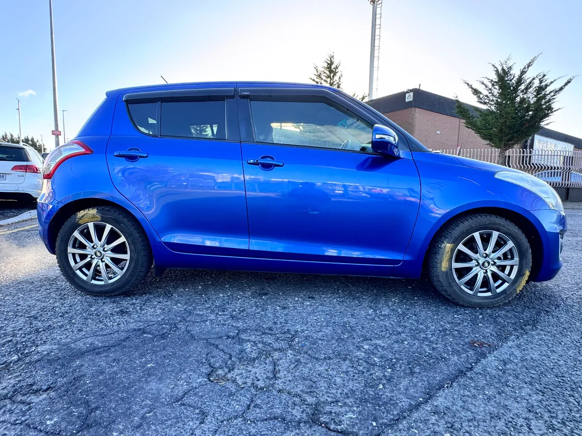 SUZUKI SWIFT 2014 BLUE - Image 4