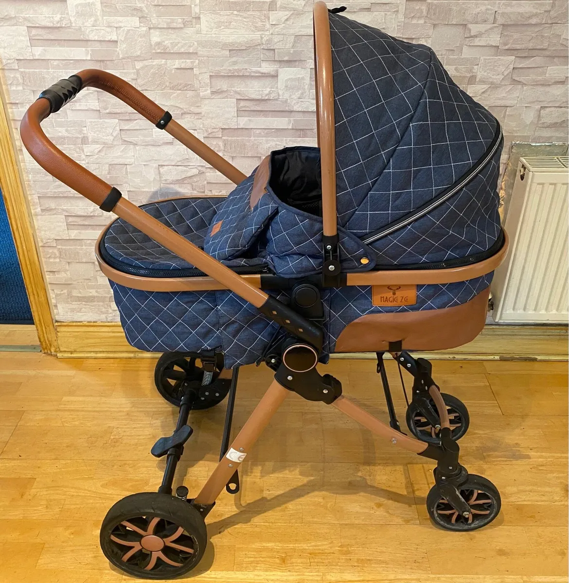 Baby Pram Pushchair Buggy Stroller 3 in 1 Child - Image 2