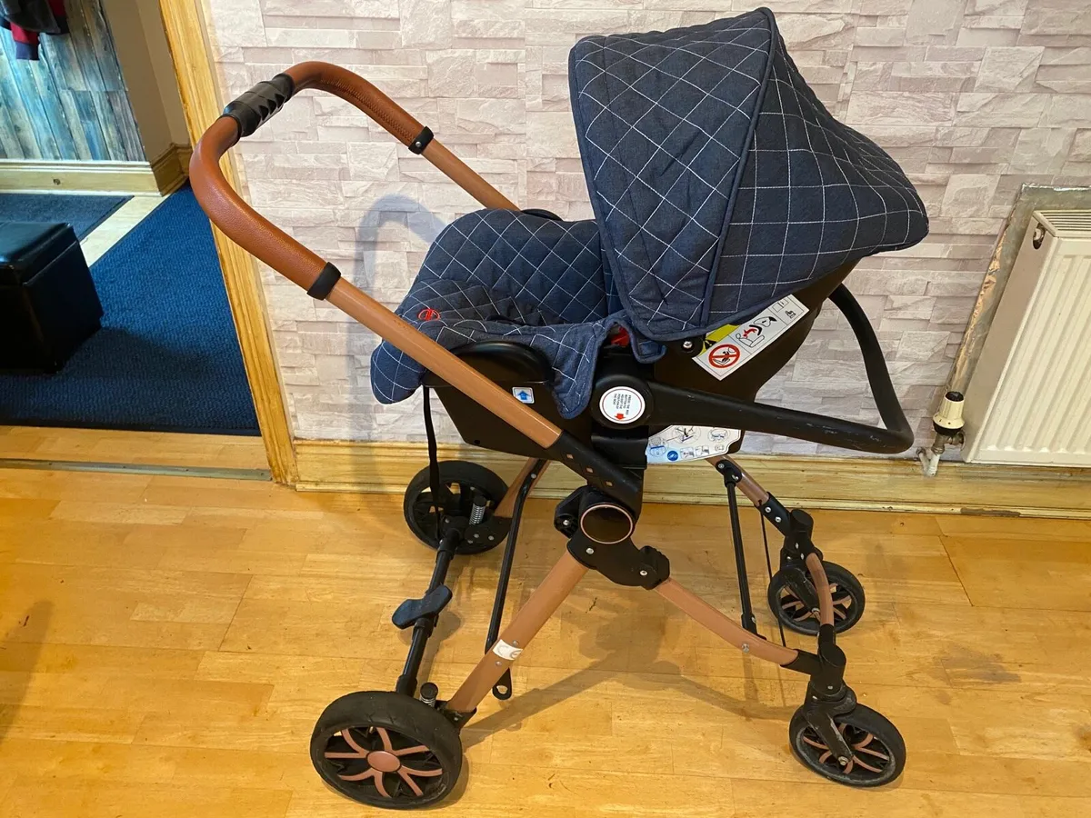 Baby Pram Pushchair Buggy Stroller 3 in 1 Child - Image 4