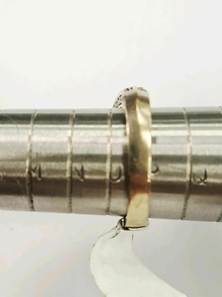 9K White Gold Ring 9CT - Image 3