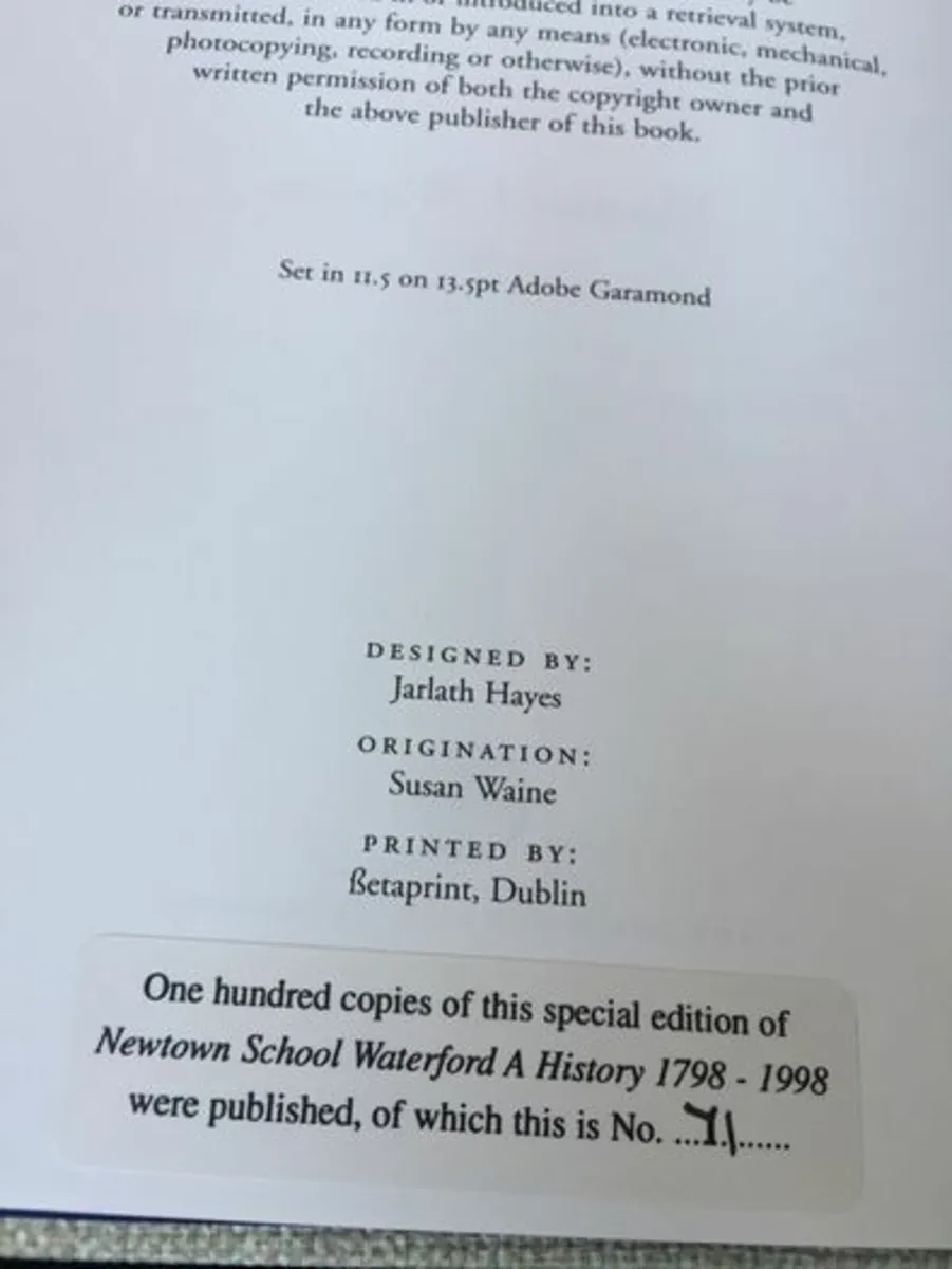 Wigham, J.Maurice. Newton School Waterford. Quaker - Image 3