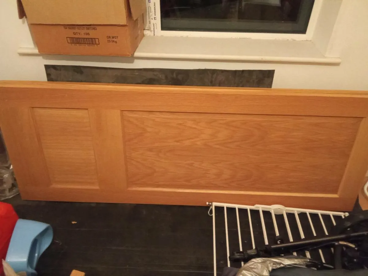 Oak door's x2  78 inch's  28 inch's  new - Image 3