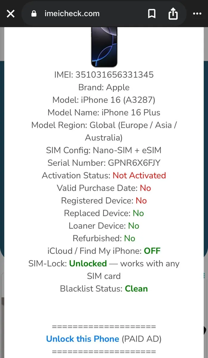 iPhone 16 white - Image 3