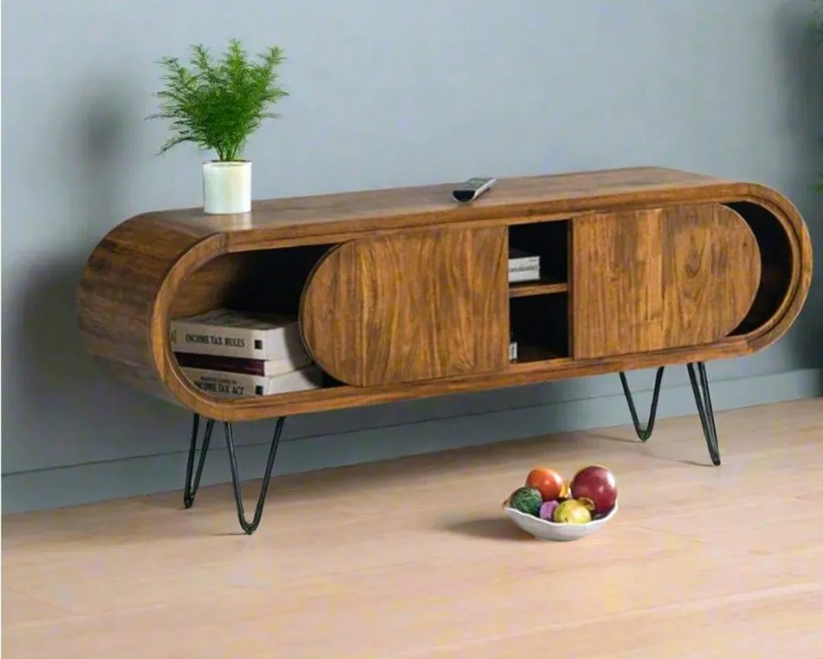 Mango wood tv unit - Image 2