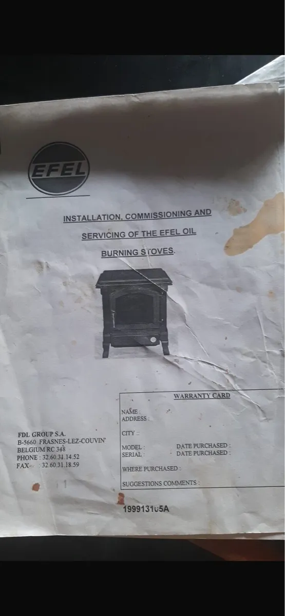 Efel oil burning stove - Image 3