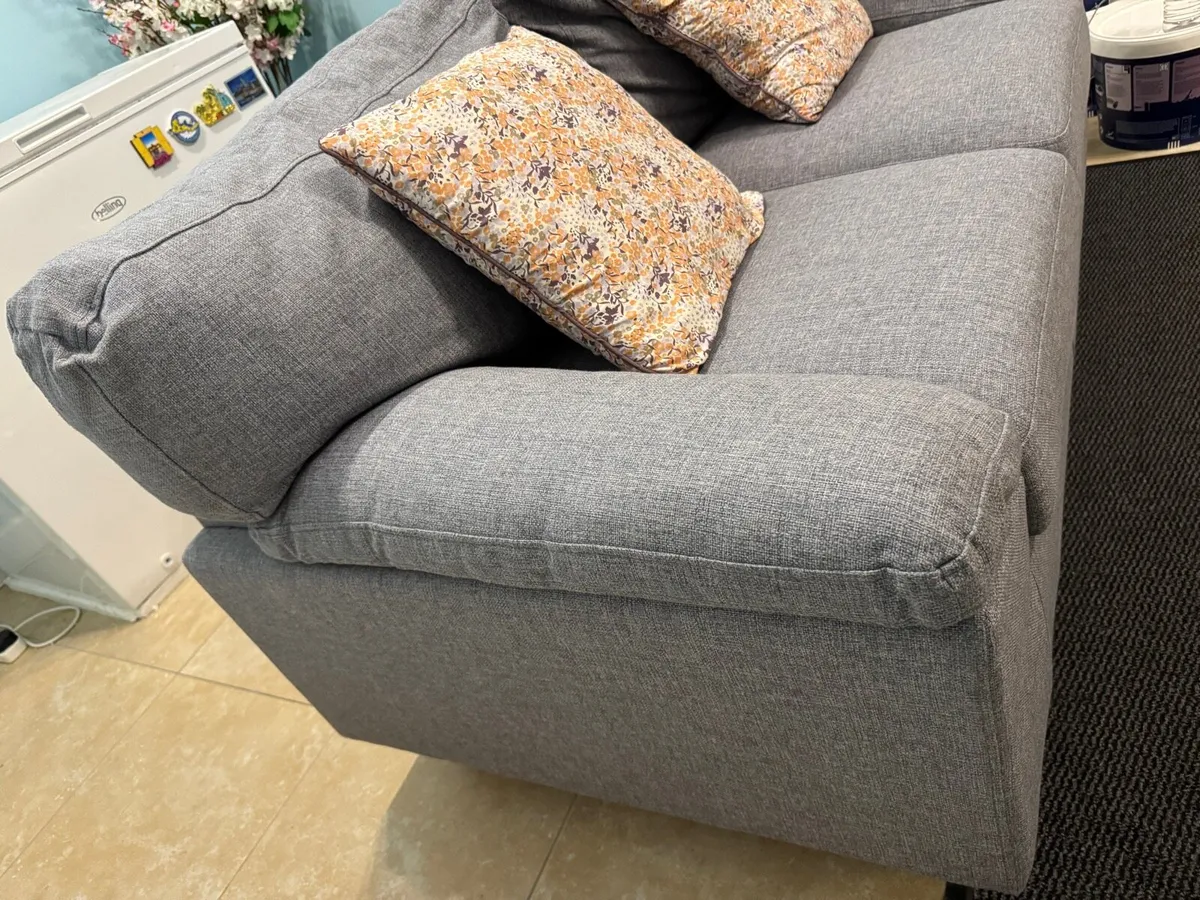 2-Seater Fabric Sofa for Sale - Image 3