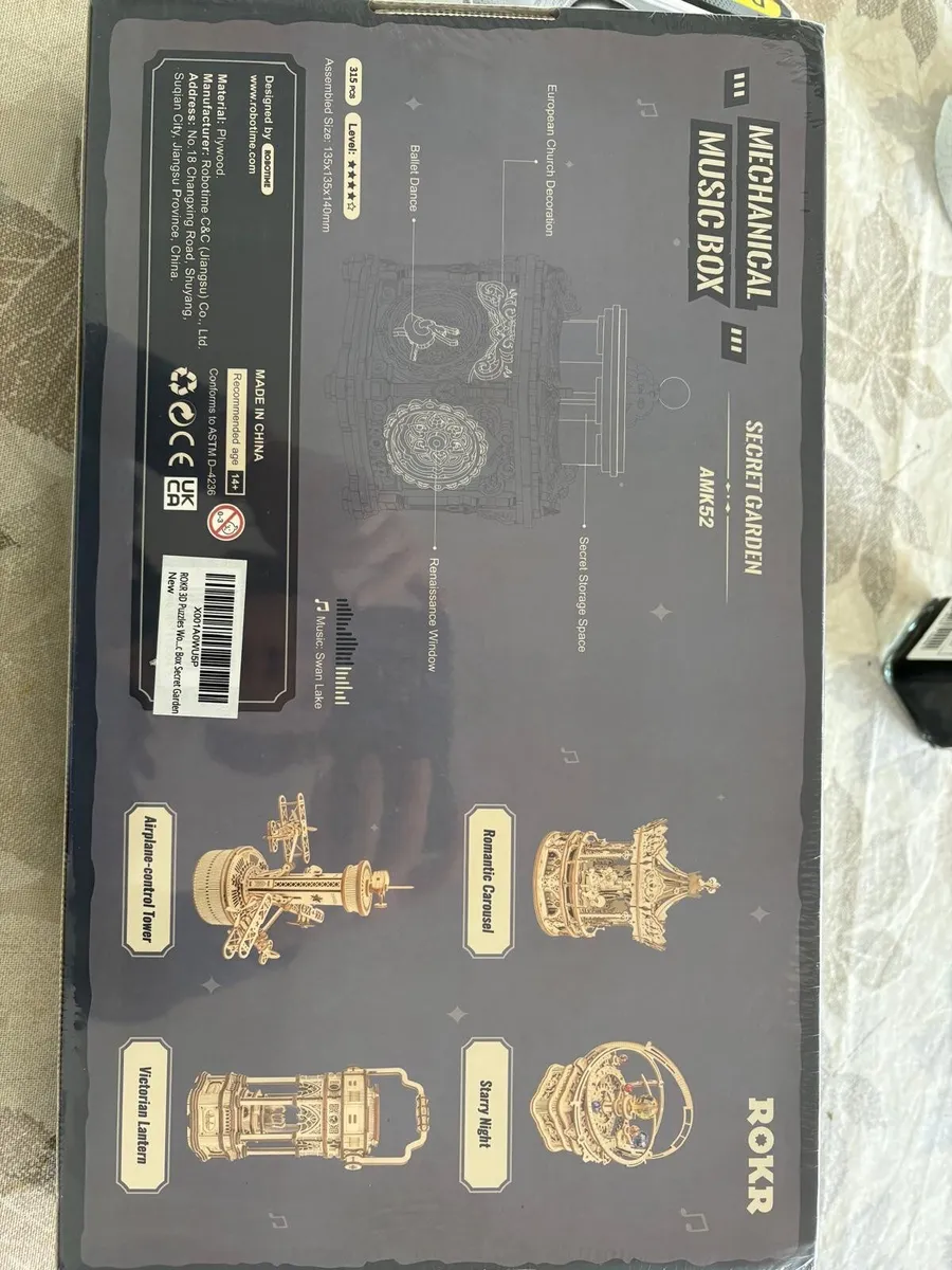 DIY Mechanical Music Robotime ROKR Secret Garden - Image 2