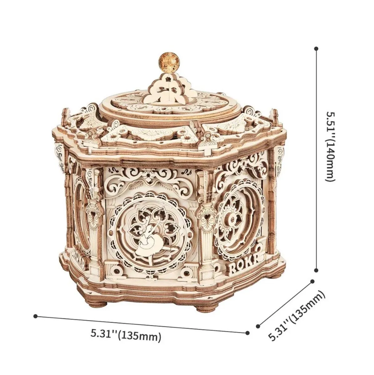 DIY Mechanical Music Robotime ROKR Secret Garden - Image 3