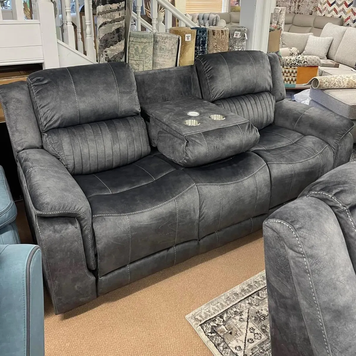Washington 3 seater electric recliner couch