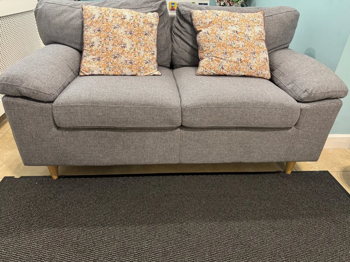 2-Seater Fabric Sofa for Sale - Image 1