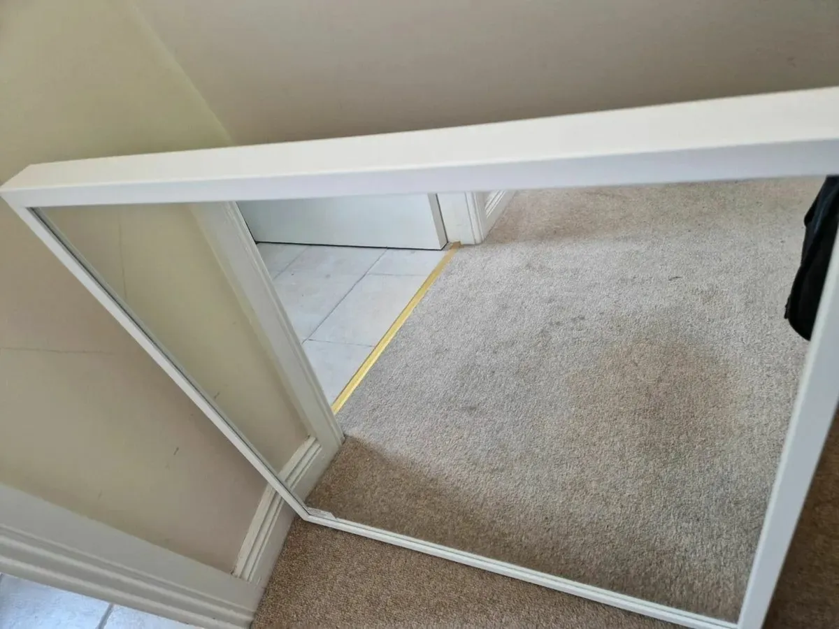 Bedrooom wall Mirror Square Frame 27.5"x 27.5" - Image 2