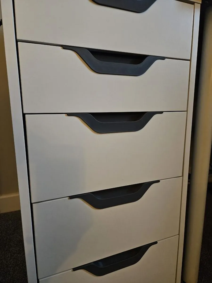Ikea Alex Drawer Inserts and Anti-Dust Handles - Image 1
