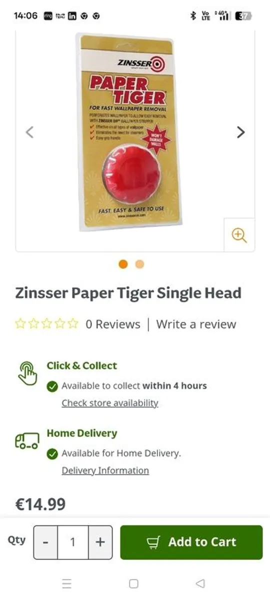 wall paper stripper & tools - Image 3