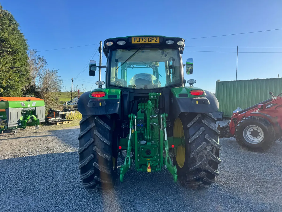 232 John Deere 6120R& John Deere 623R Loadee - Image 2