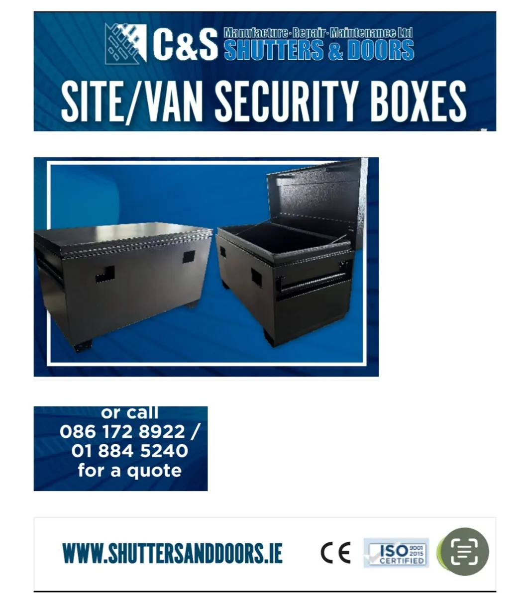 Job Box’s Van and site security box’s - Image 1