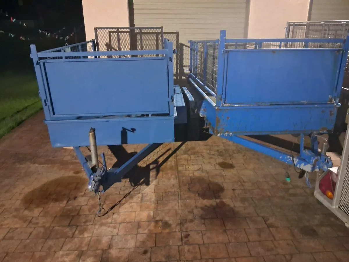 8ft x 4ft  steel trailers - Image 1