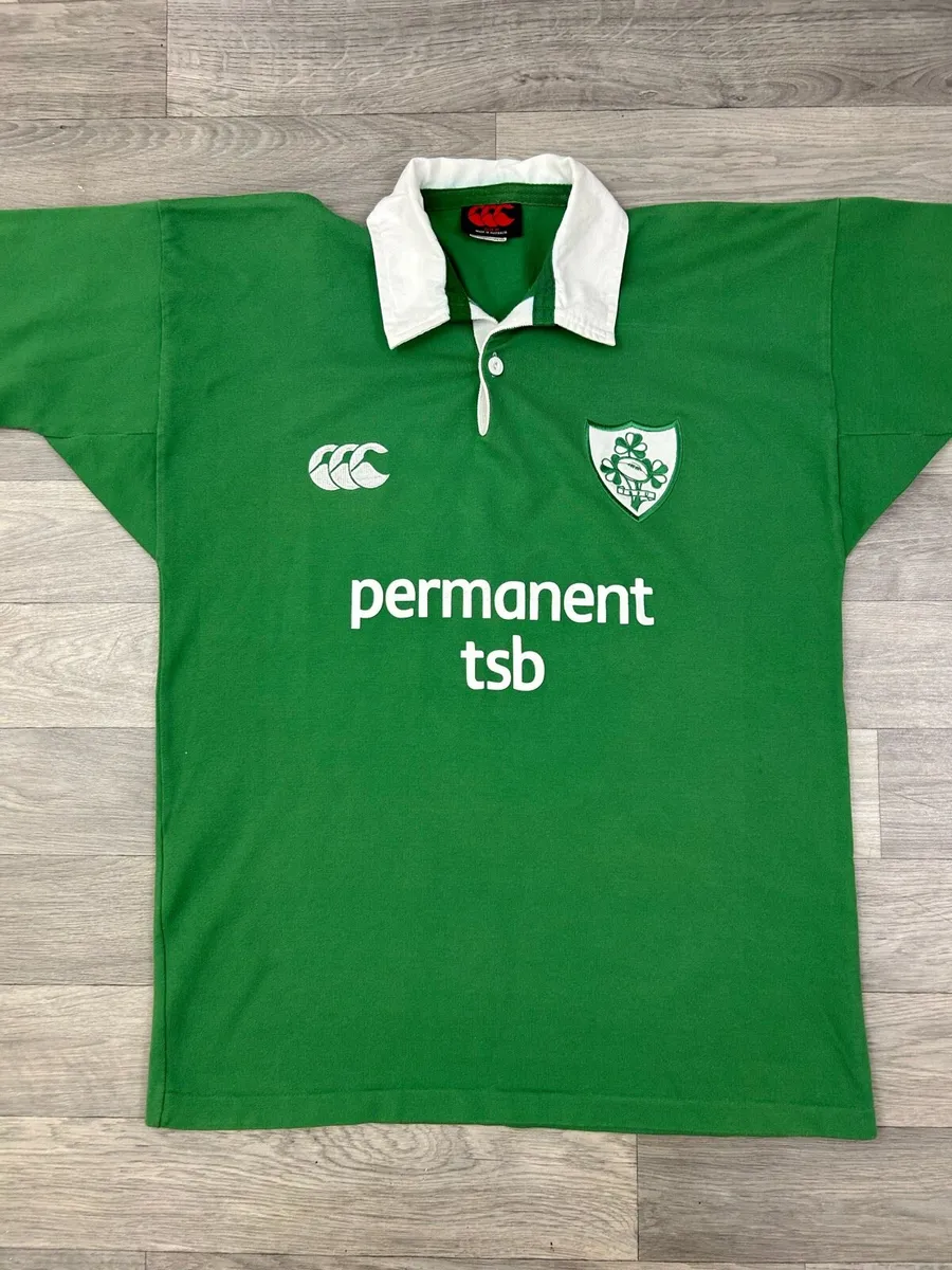 Vintage 2002 Ireland Rugby Long Sleeve Jersey M - Image 2