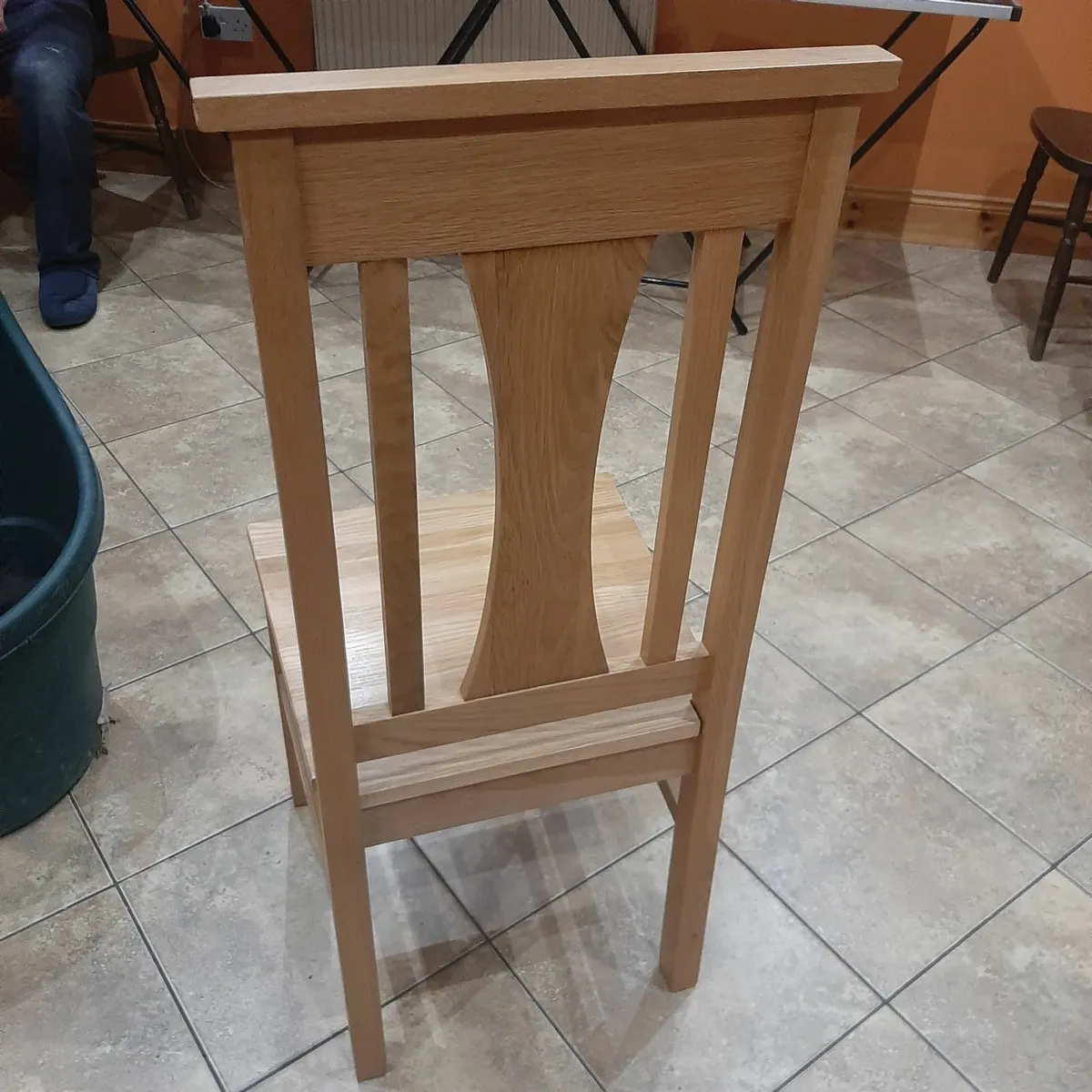 Brand new white oak table and 6 chairs - Image 2
