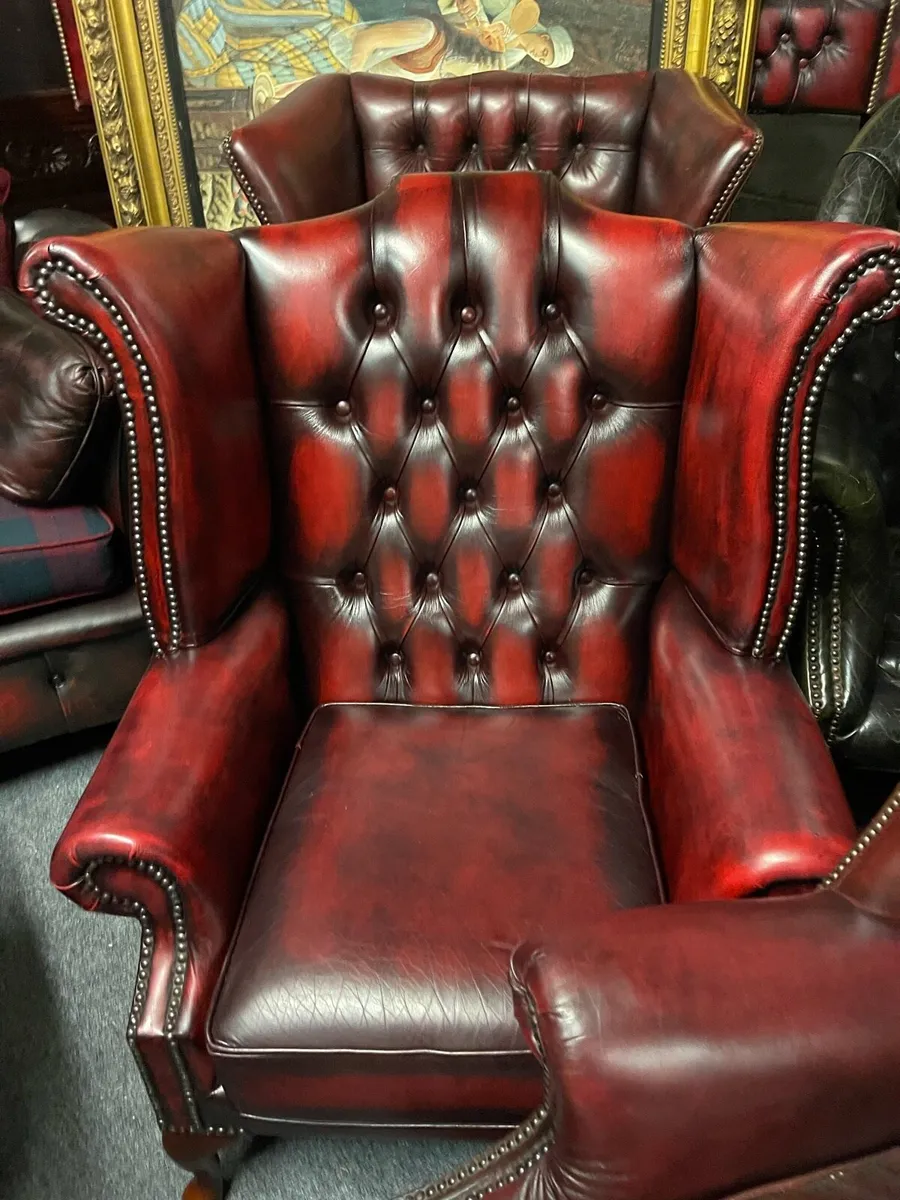 Chesterfield Queen Ann chair