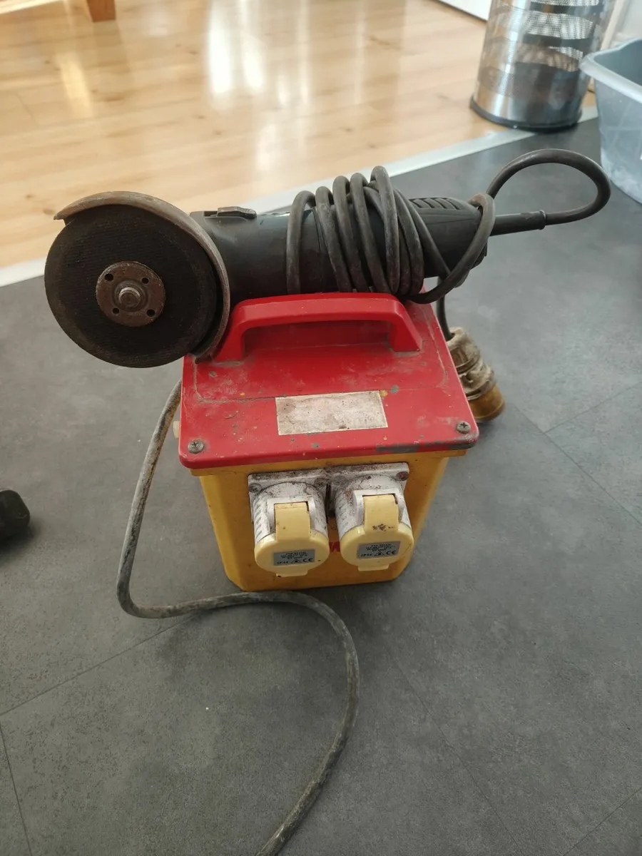 3Kva Transformer
 and angle grinder - Image 4