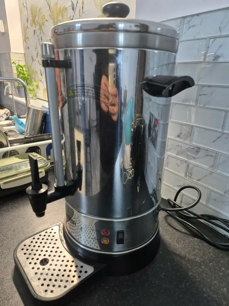 8L Hot Water Boiler, Tea Urn with Drip TraY - Image 2