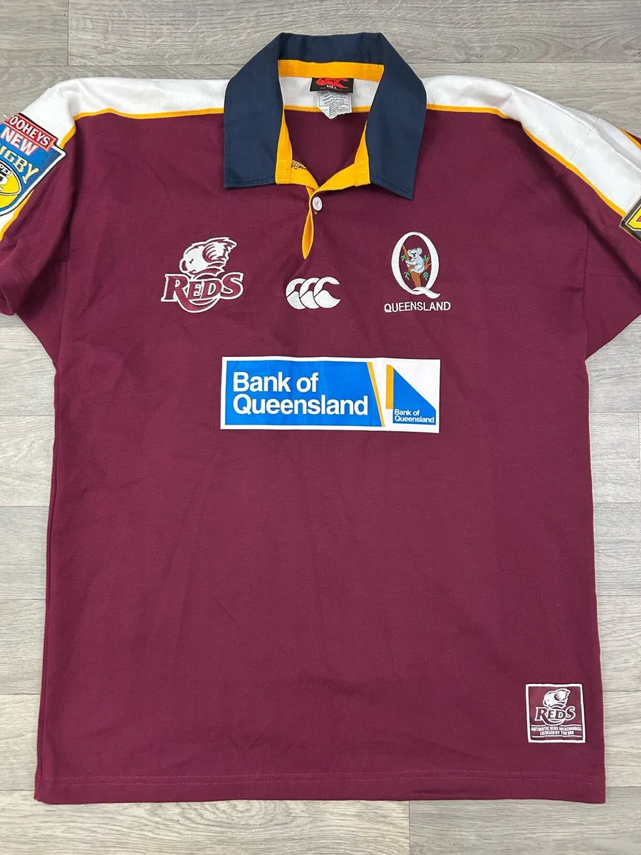Canterbury Queensland Reds Rugby Jersey Shirt L - Image 2