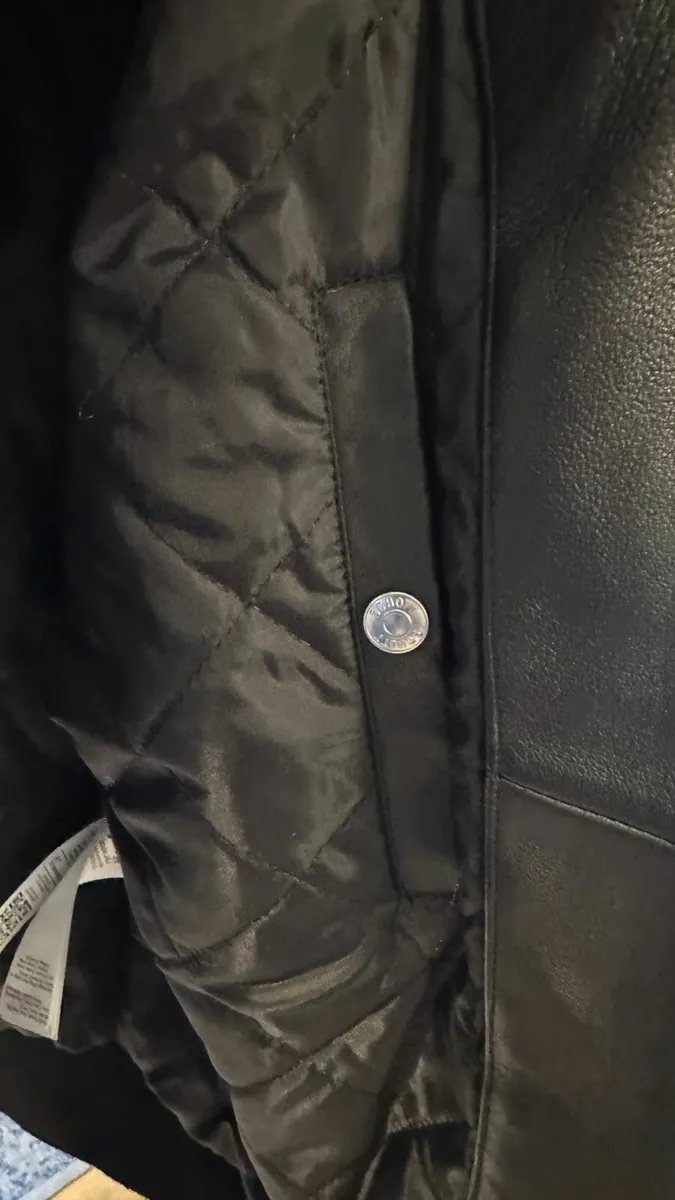 Schott xs Leather Bomber Ma-1 black, lamb leather - Image 2