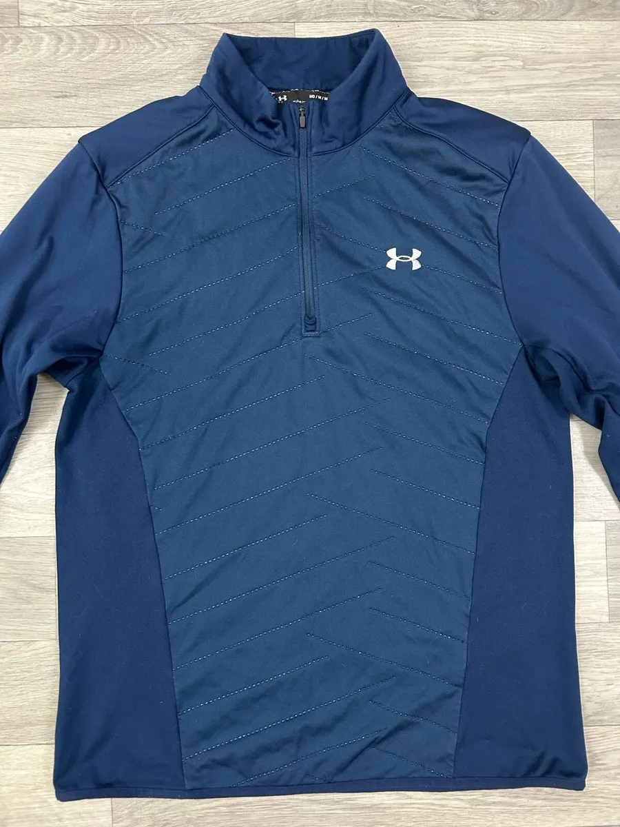 Under Armour Half Zip Golf Jumper Mens Medium - Image 2