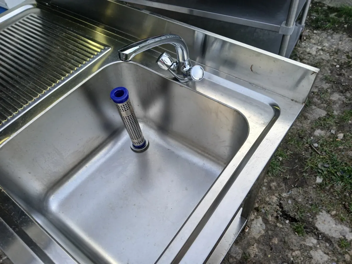 Staneless steel cabbinet sink unit complete - Image 2