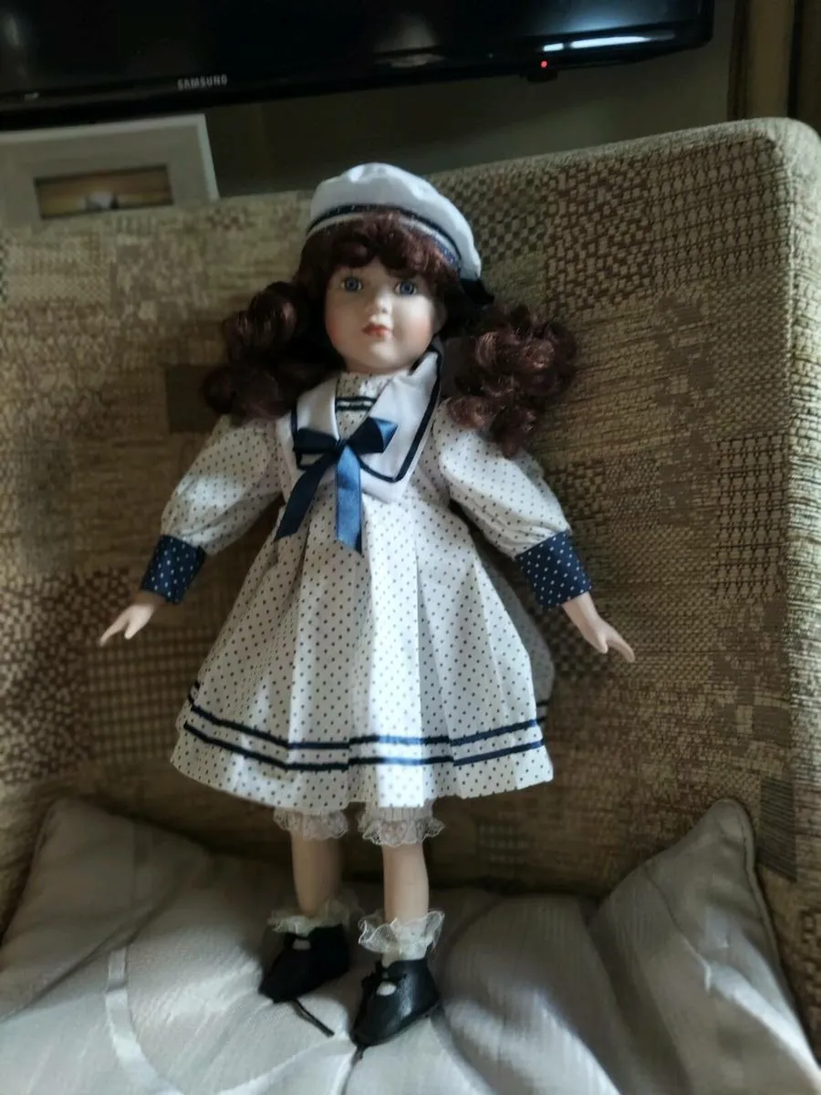 Vintage Porcelain doll. - Image 2