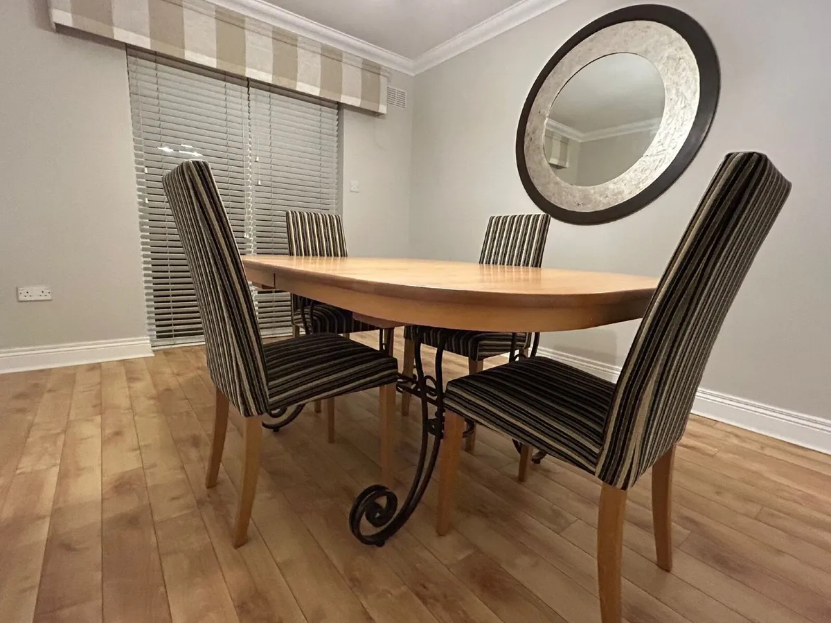 Dining Table and Chairs - Image 1